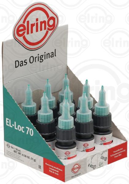 Schraubensicherung EL-Loc 70, hochfest grün (700.521), 10 ml Flasche